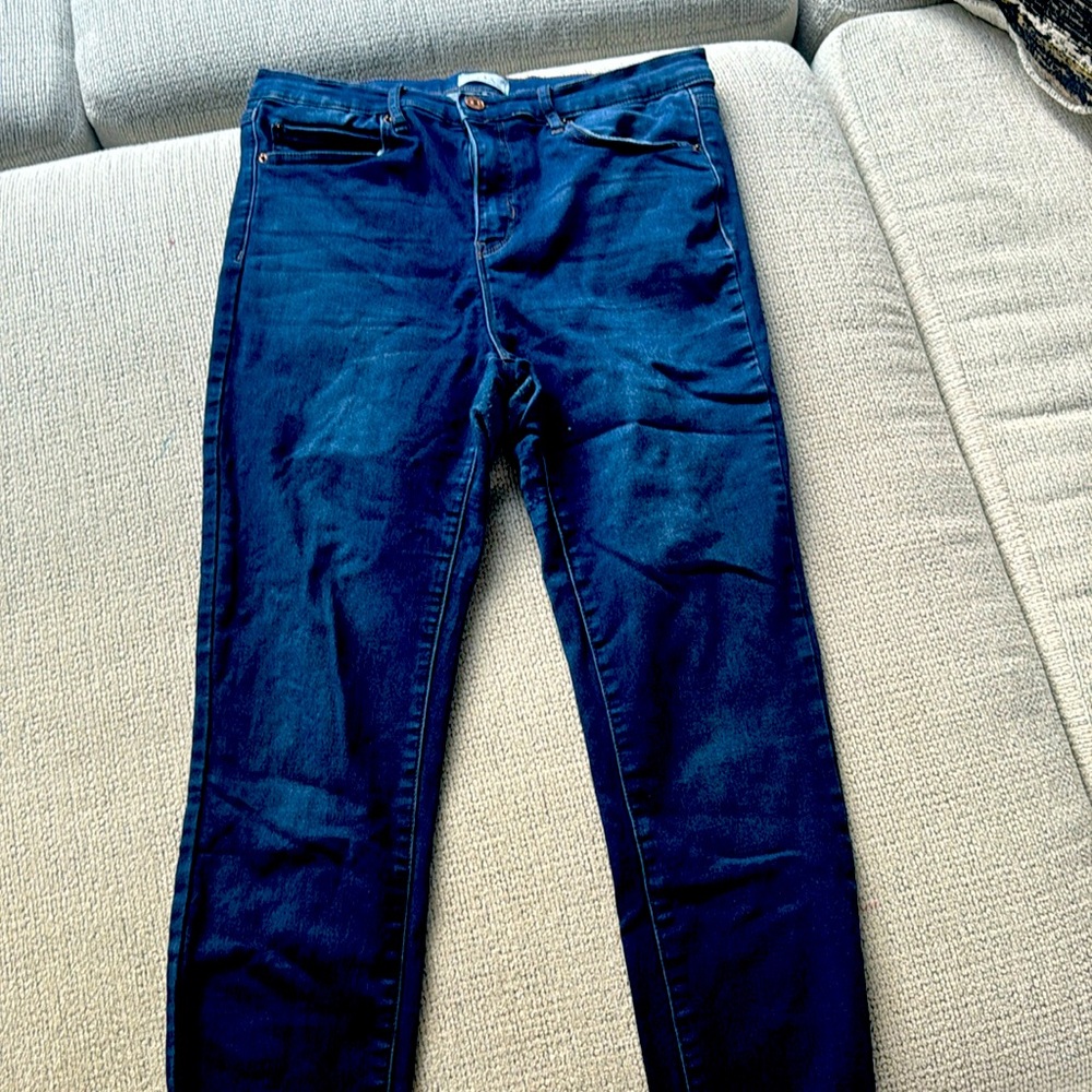 Nicole miller soho high rise skinny jeans size 12